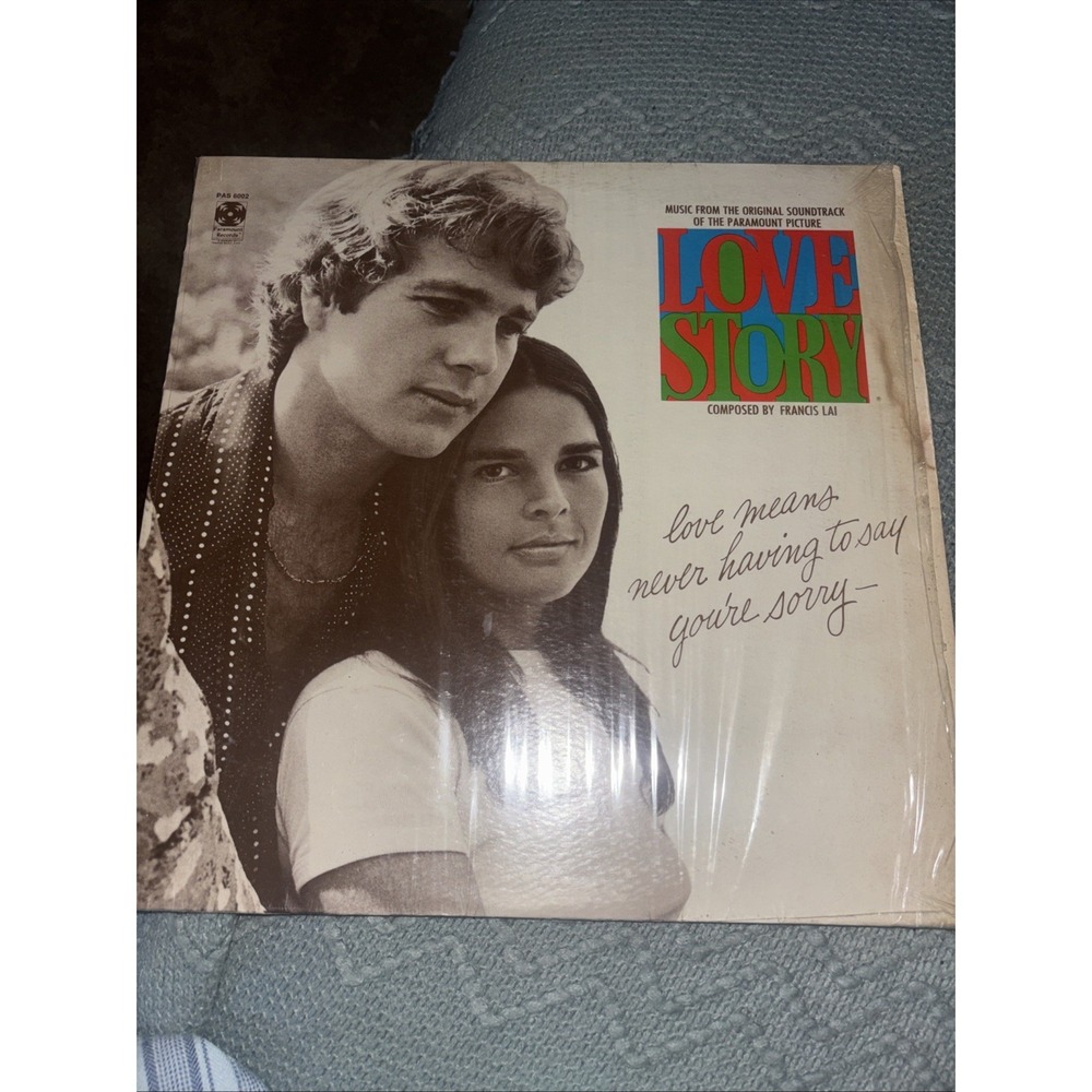 Vintage 1970 Love Story Soundtrack Album Vinyl LP In Plastic